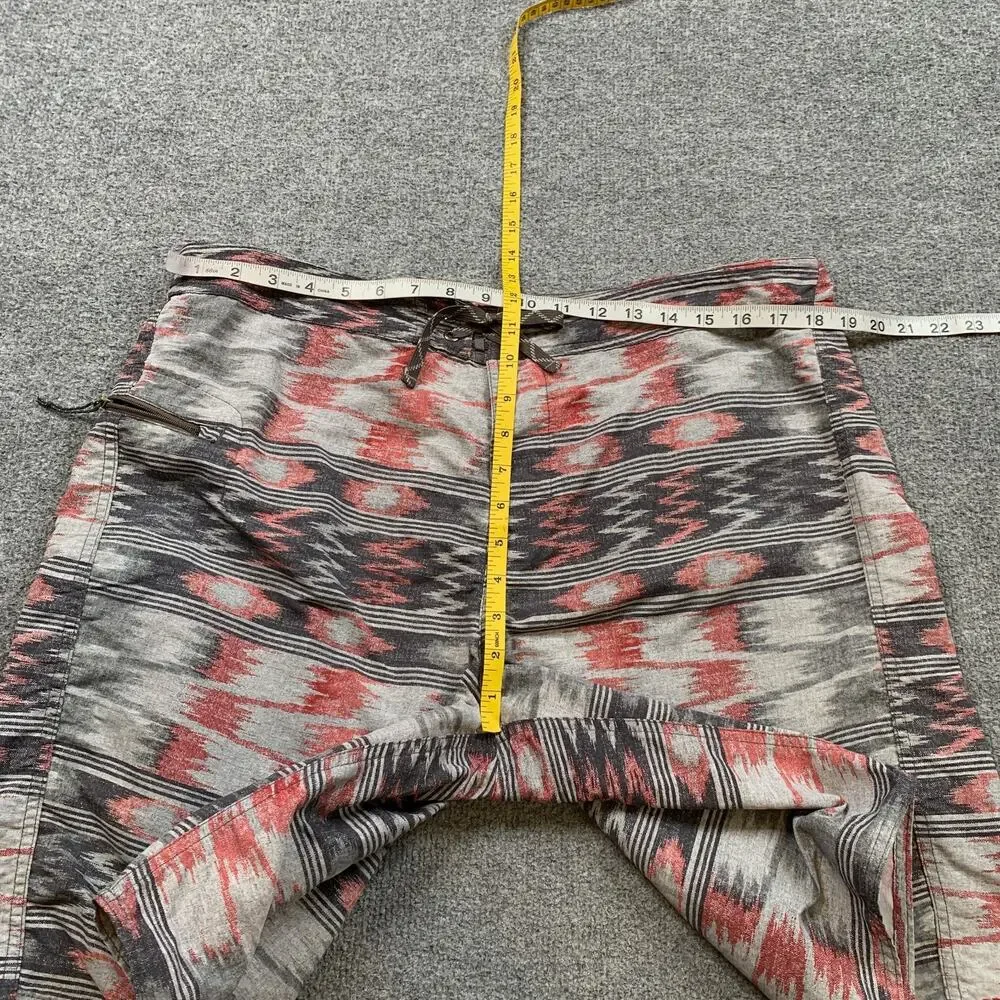 Patagonia Board Shorts Mens 38 Gray Wavefarer Aztec Abstract Motif Surf Swim